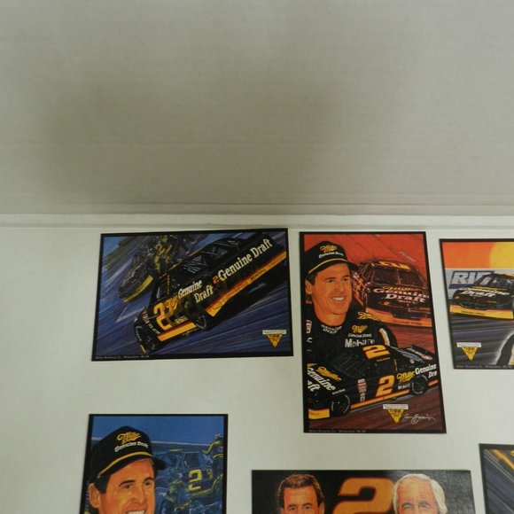 Vintage NASCAR Rusty Wallace Racing 3 Card Set #1 & #2 Miller Brewing Co 1994 A - Picture 2 of 5